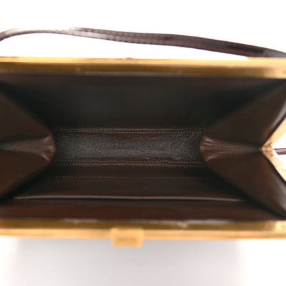 Saint Laurent Patent Calfskin Small Le Anne-Marie Shoulder Bag Strong Espresso 5 of 10