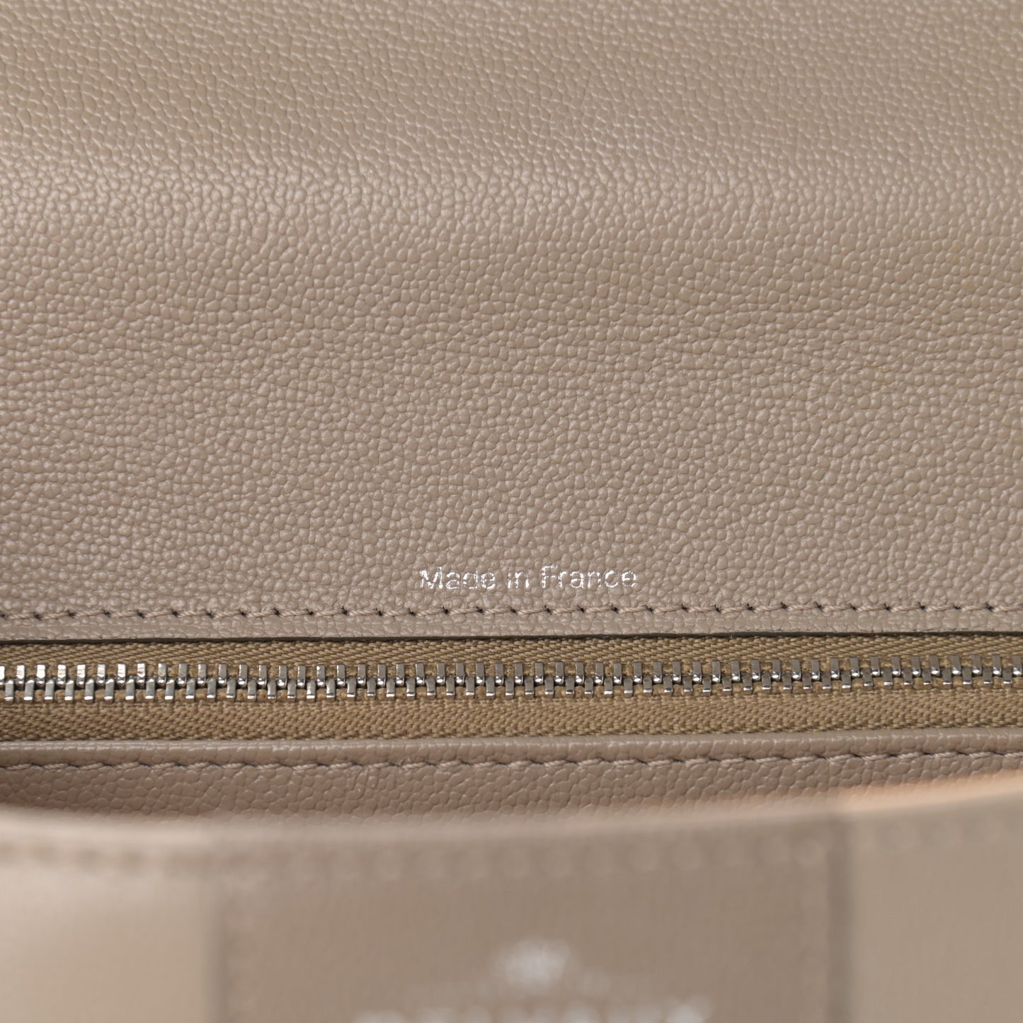 Calfskin Mini Brillant East West Satchel Tourterelle