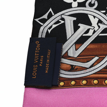 Louis Vuitton Silk Monogram Strap and Trunk Bandeau Black 3 of 3