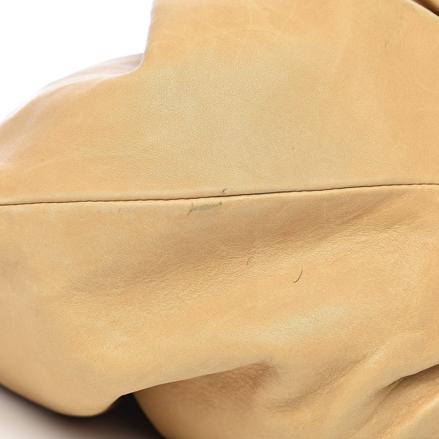 Smooth Calfskin Soft Babe Shopping Tote Beige