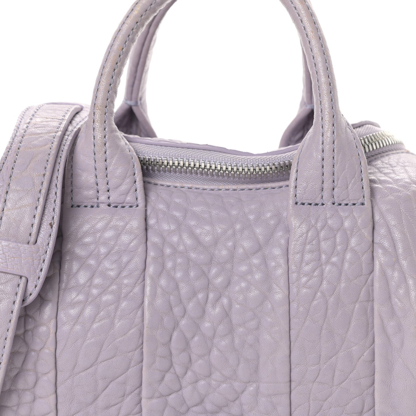 Pebbled Lambskin Mini Rockie Lavender Rodhium Hardware
