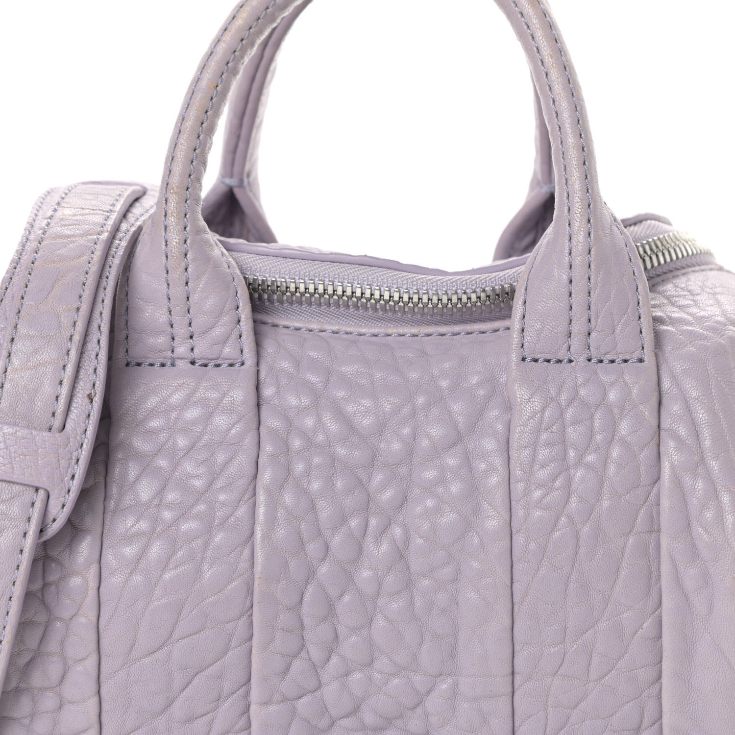 Alexander Wang Pebbled Lambskin Mini Rockie Lavender Rodhium Hardware 7 of 9