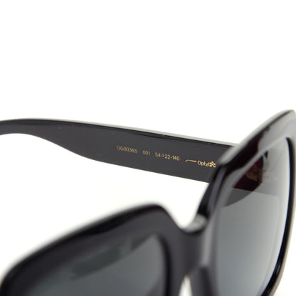 Gucci Acetate Oversized Square GG0036S Sunglasses Black 6 of 8