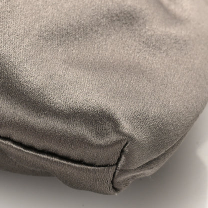 Prada Satin Raso Shoulder Bag Fumo 8 of 8