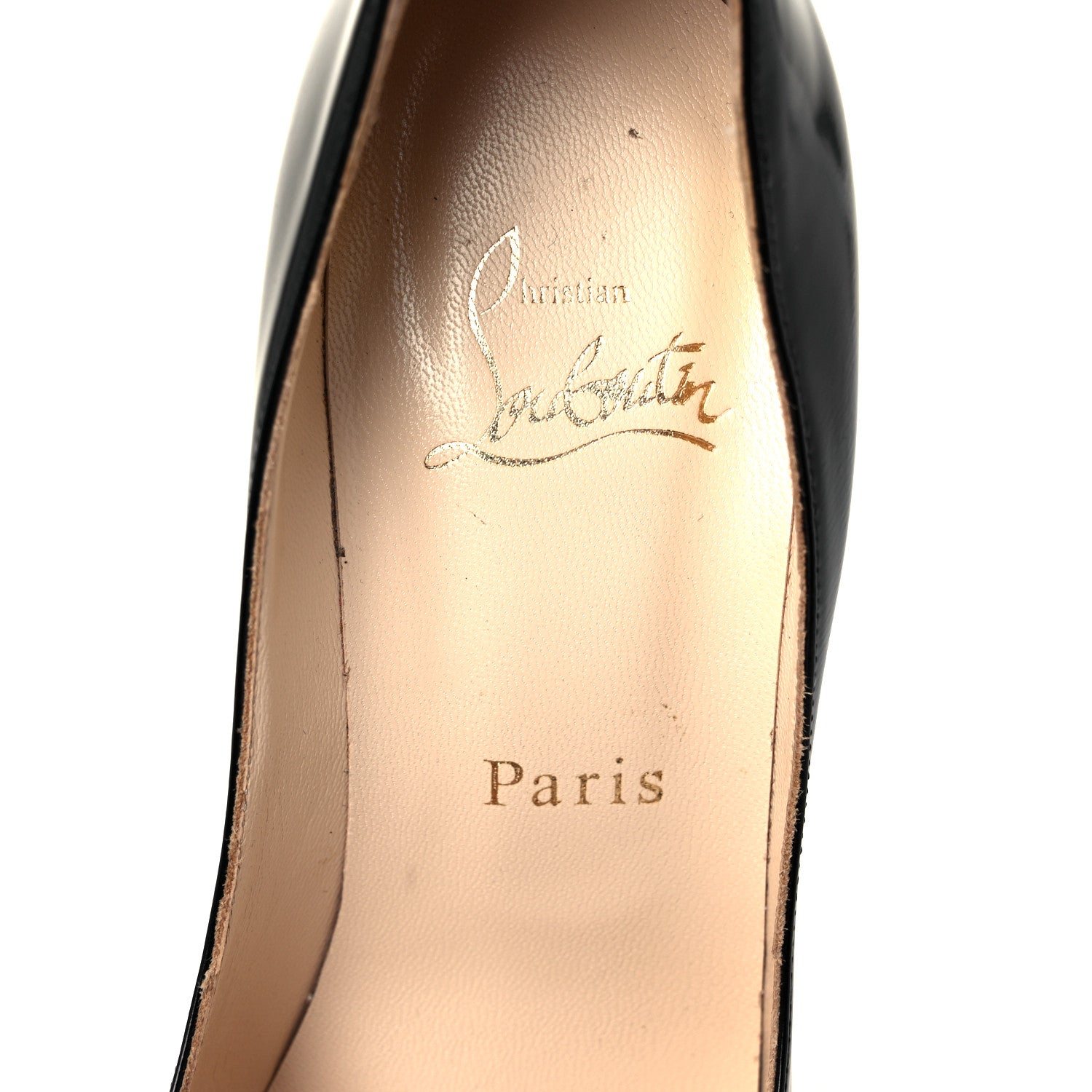 Christian Louboutin Shiny Nappa Pigalle Follies 100 Pumps 37 Black 7 of 7