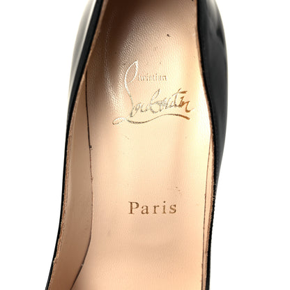 Christian Louboutin Shiny Nappa Pigalle Follies 100 Pumps 37 Black 7 of 7