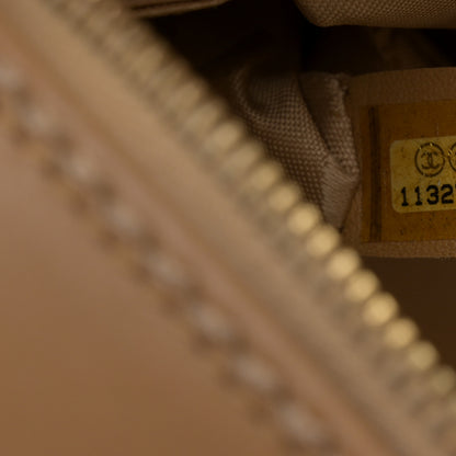 Chanel Calfskin Wild Stitch Top Handle Bag Beige 9 of 20