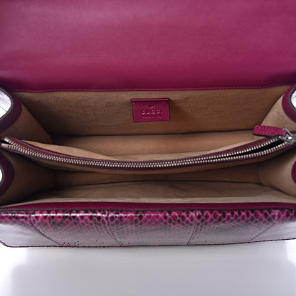 Gucci Elaphe Dragon Embroidered Medium Dionysus Shoulder Bag Violet Cyclamen Multicolor 5 of 11