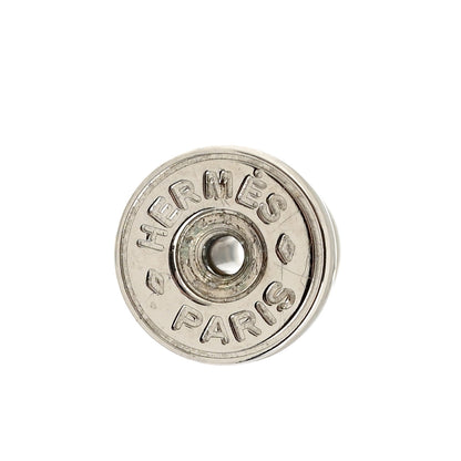 Hermes Palladium Lacquered Mini Pop H Earrings Celeste 4 of 10