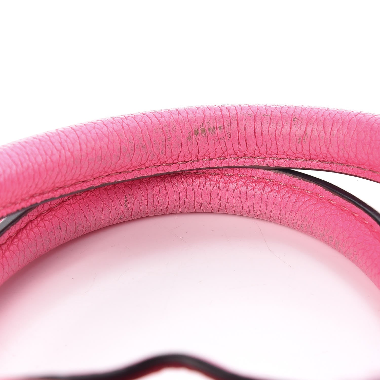 Celine Drummed Calfskin Mini Luggage Fluo Pink 16 of 20