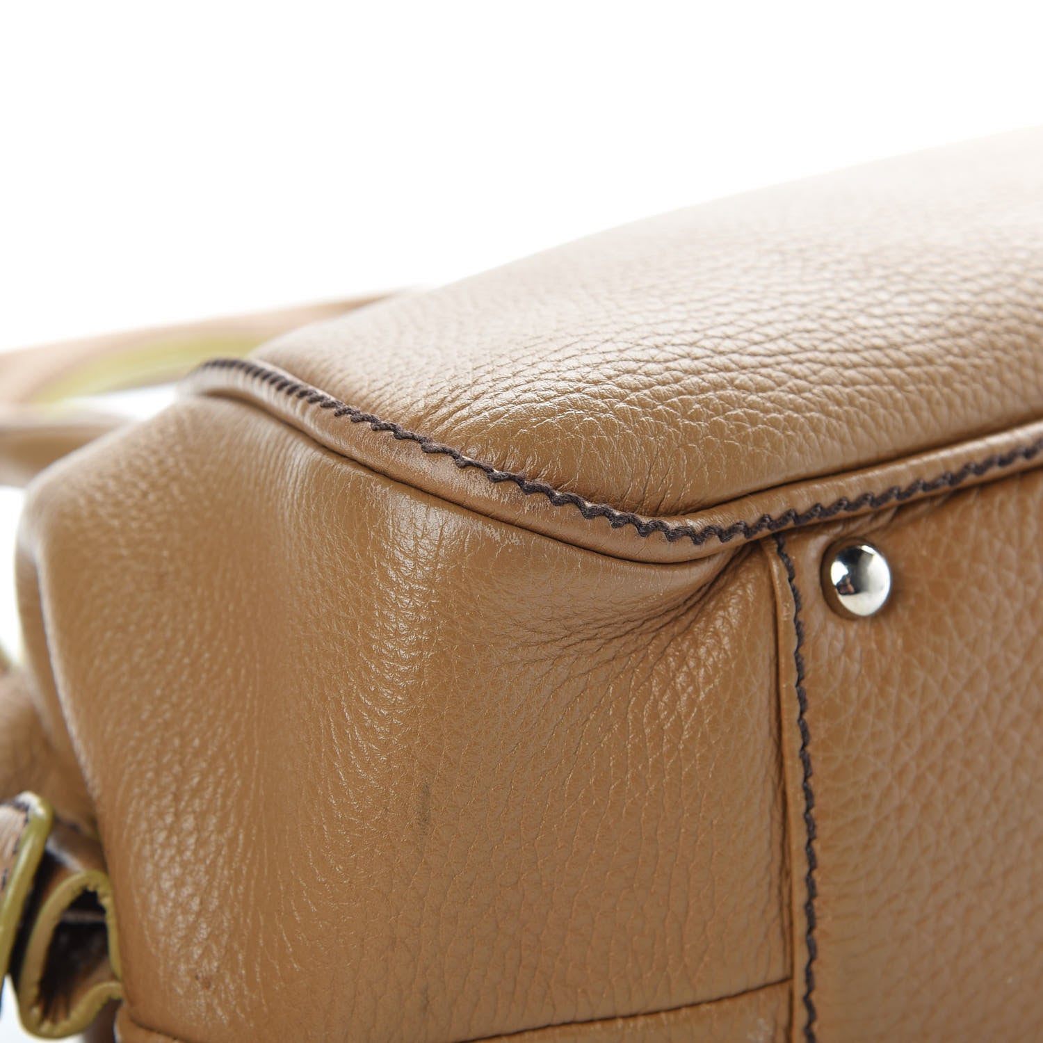Chanel Calfskin Small Tassel Bowler Light Brown 12 of 22