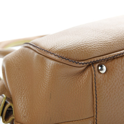 Chanel Calfskin Small Tassel Bowler Light Brown 12 of 22