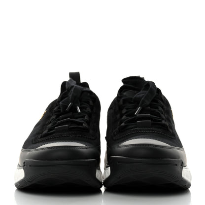 Chanel Velvet Calfskin Mixed Fibers CC Sneakers 40.5 Black 2 of 8