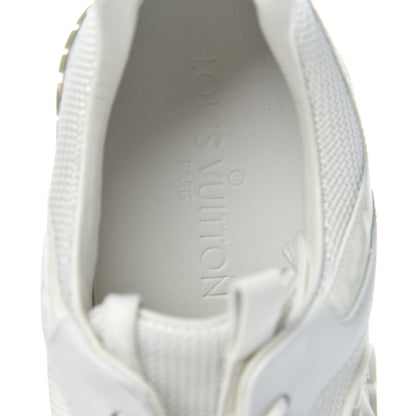 Louis Vuitton Calfskin Mesh Mens Run Away Sneakers 8.5 White 6 of 6