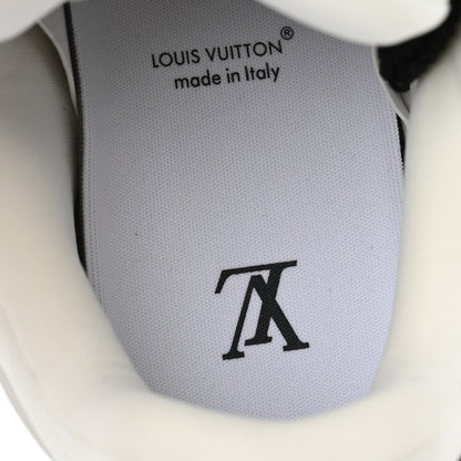 Louis Vuitton Calfskin Mens LV Trainer Maxi Sneakers 10.5 Black 8 of 9