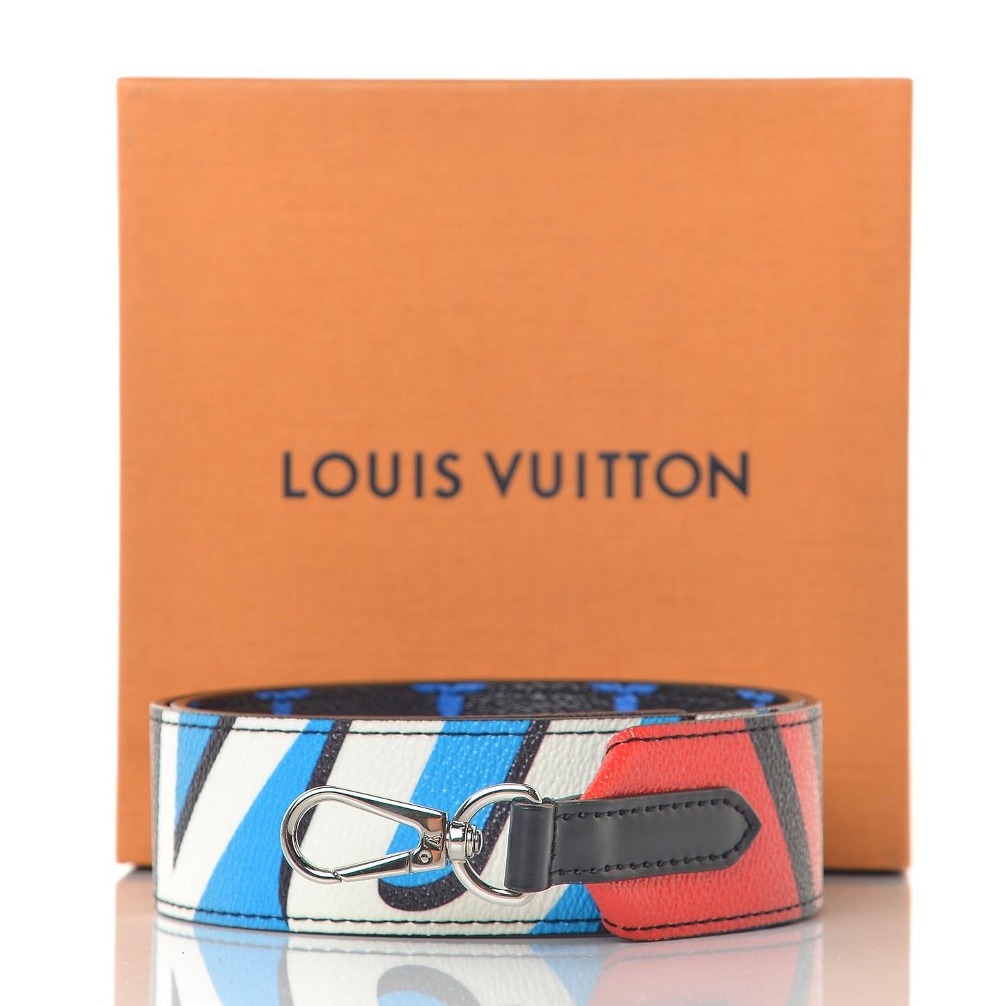 Canvas Bandouliere Shoulder Strap Black Bleu Digital