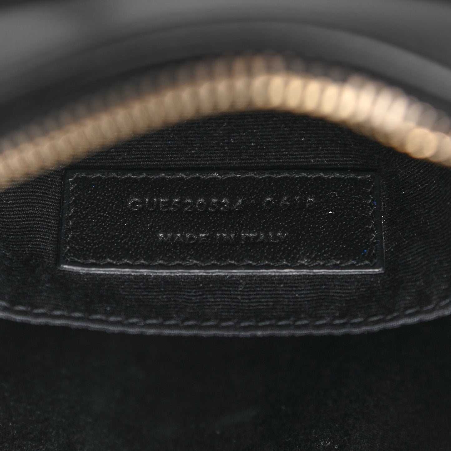 Calfskin Matelasse Monogram Lou Camera Bag Black