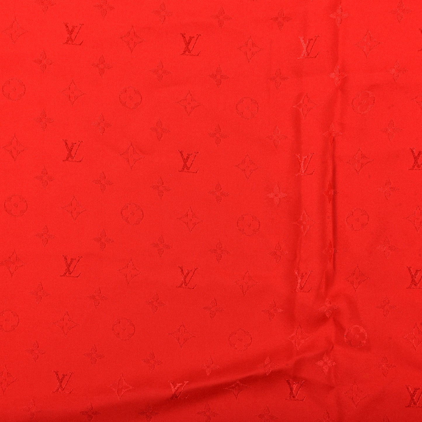 Silk Monogram Scarf Rouge