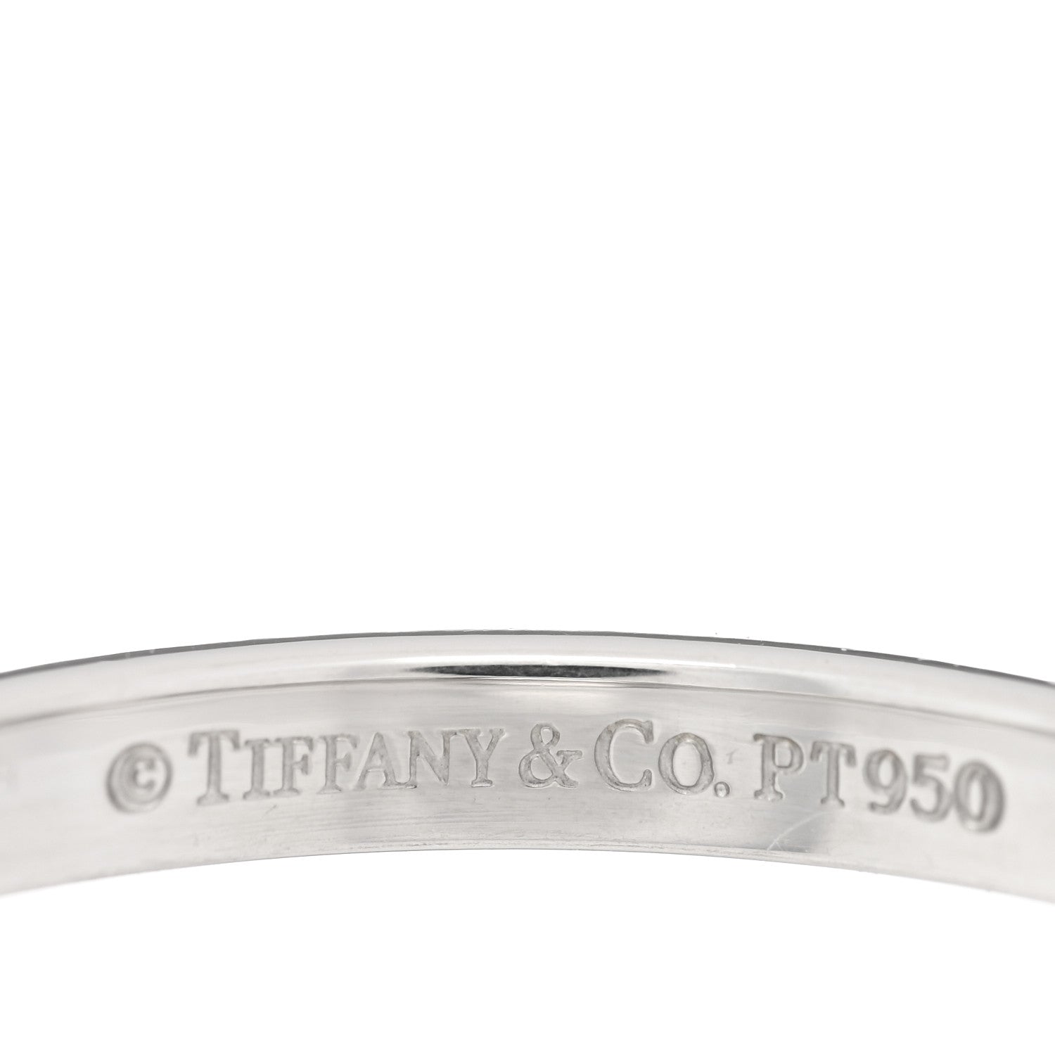 Tiffany Platinum 2mm Milgrain Wedding Band Ring 49 5 4 of 4