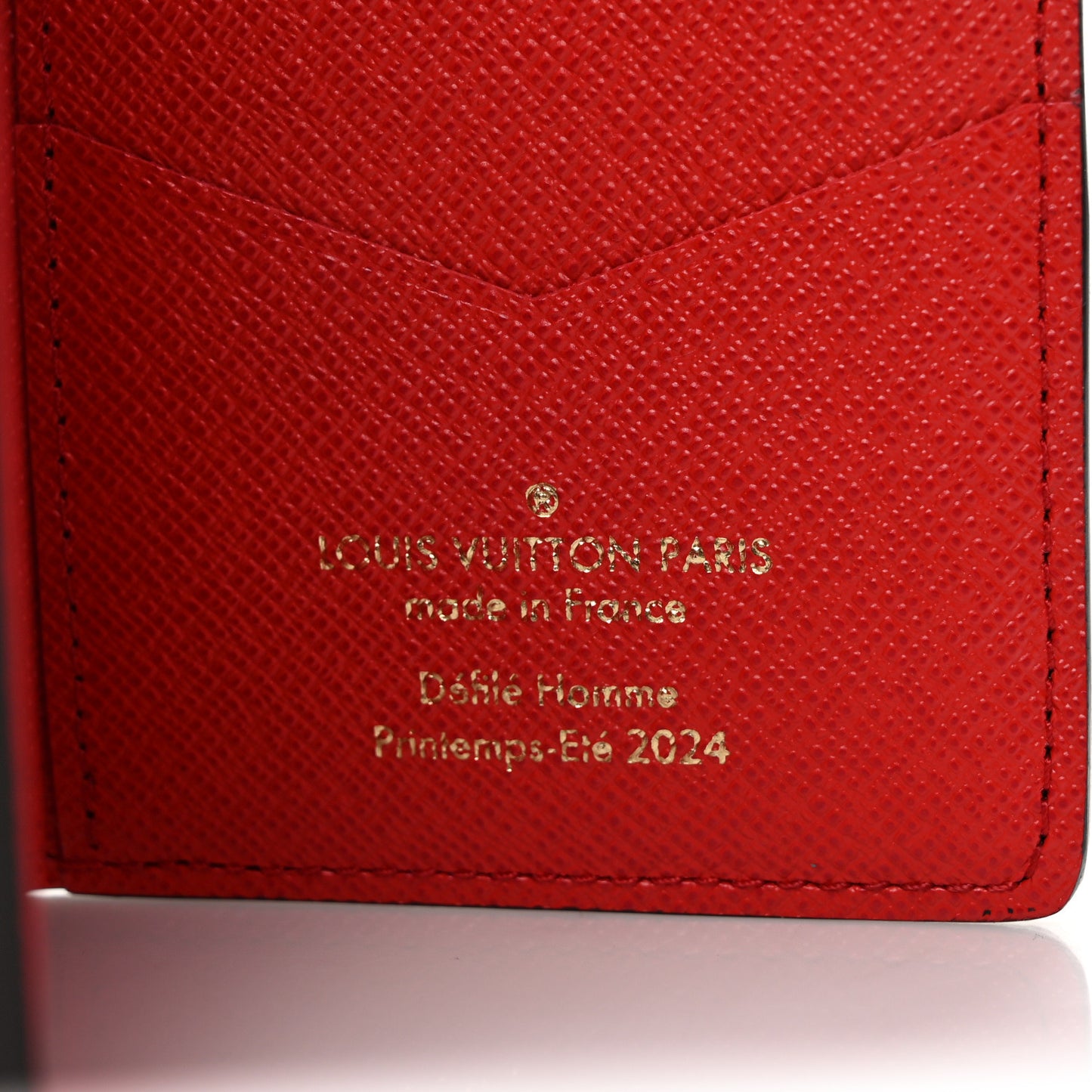 Damier Pop Pocket Organizer NM Red