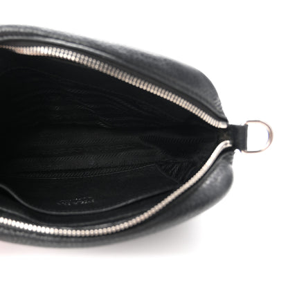 Prada Vitello Daino Soft Camera Crossbody Black 5 of 11