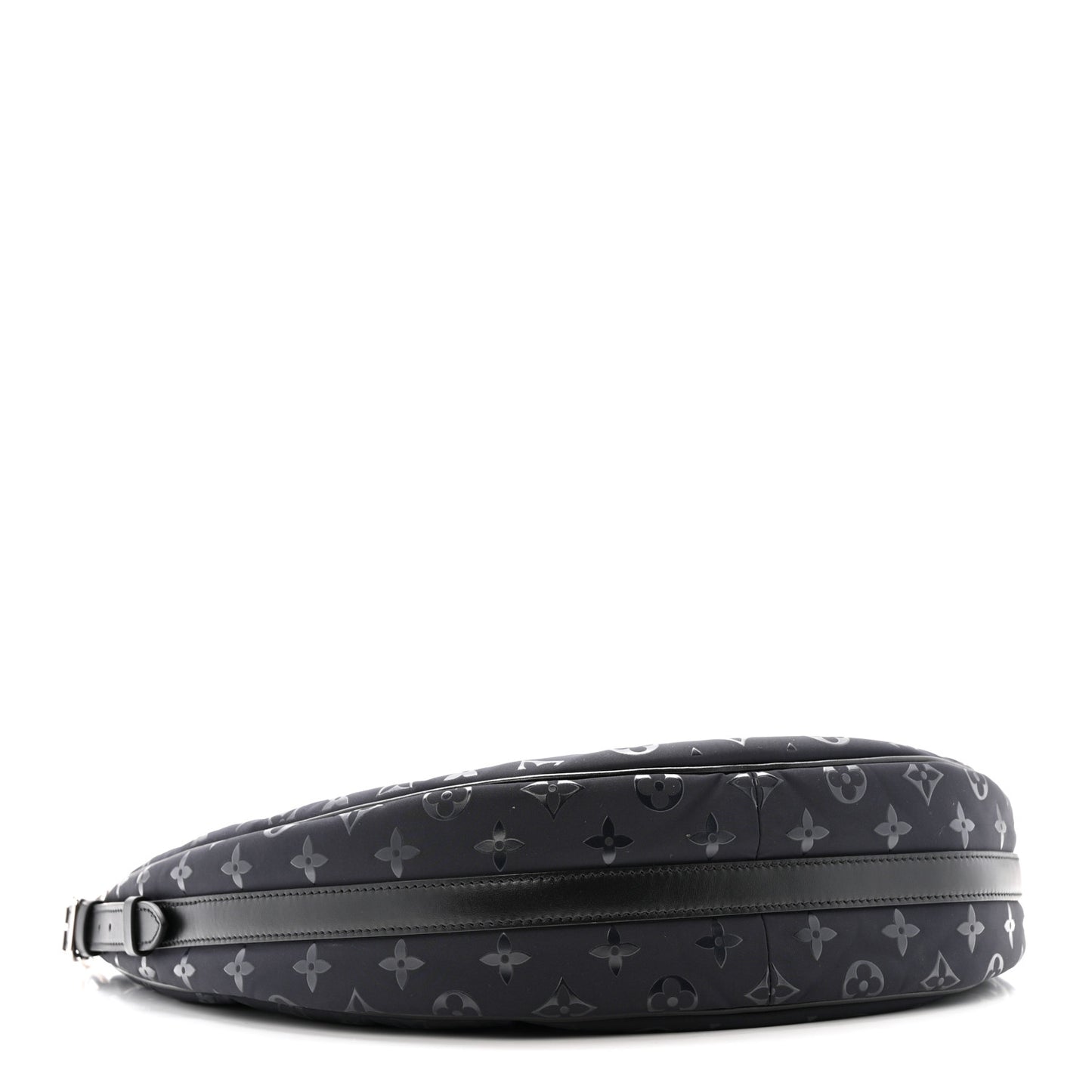 Nylon Monogram Loop Pocket Hobo Polar Night