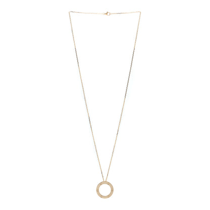 Cartier 18K Yellow Gold LOVE Pendant Necklace 2 of 7