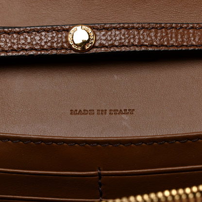 Burberry Derby Calfskin House Check Mini Hampshire Crossbody Tan 7 of 10