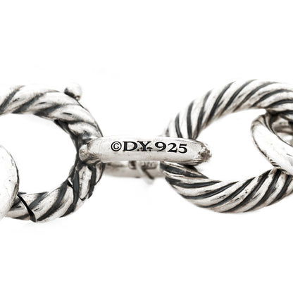 David Yurman Sterling Silver 12mm Large Oval Link Bracelet 3 of 3
