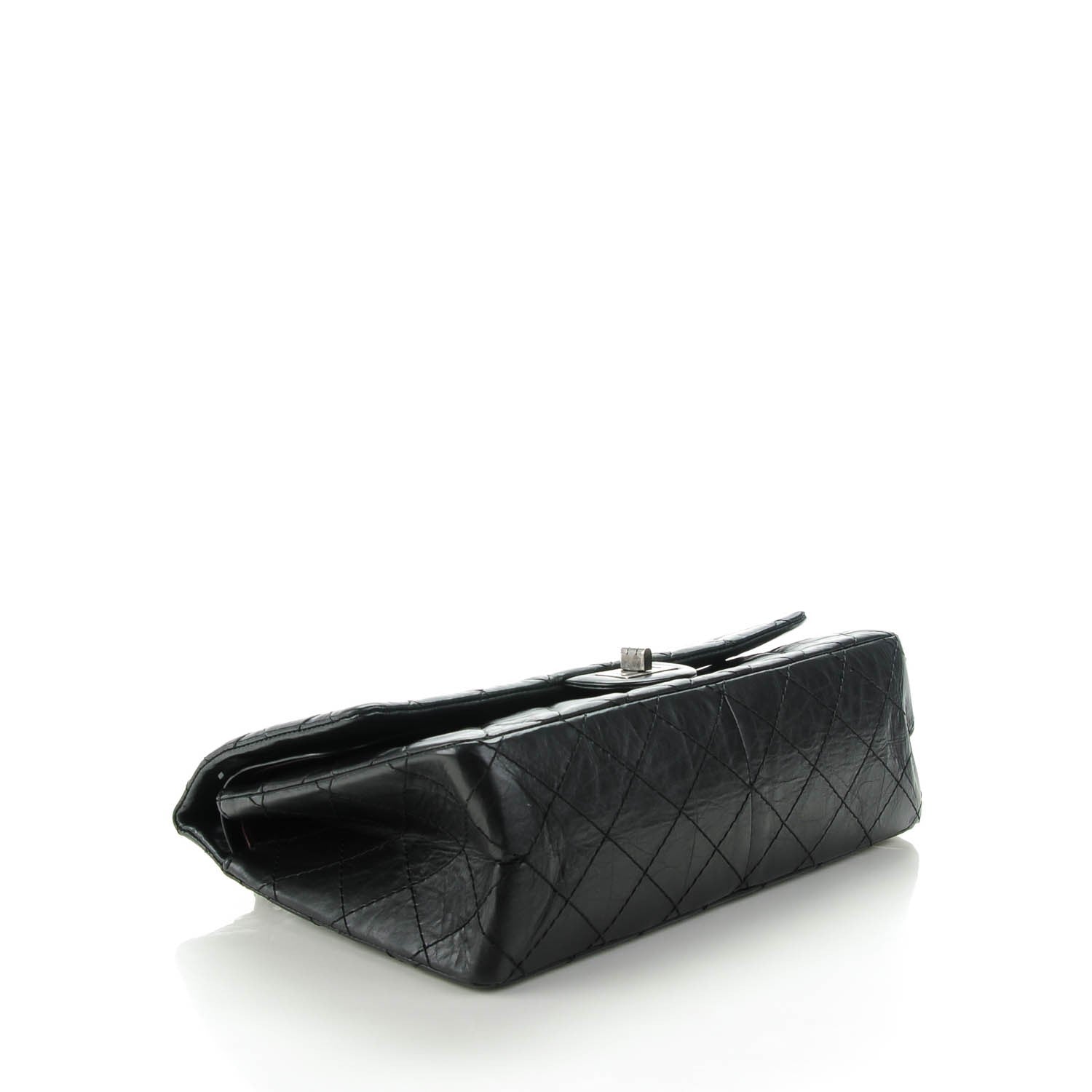 Chanel Aged Calfskin Quilted 2.55 Reissue 226 Flap Black 4 of 7