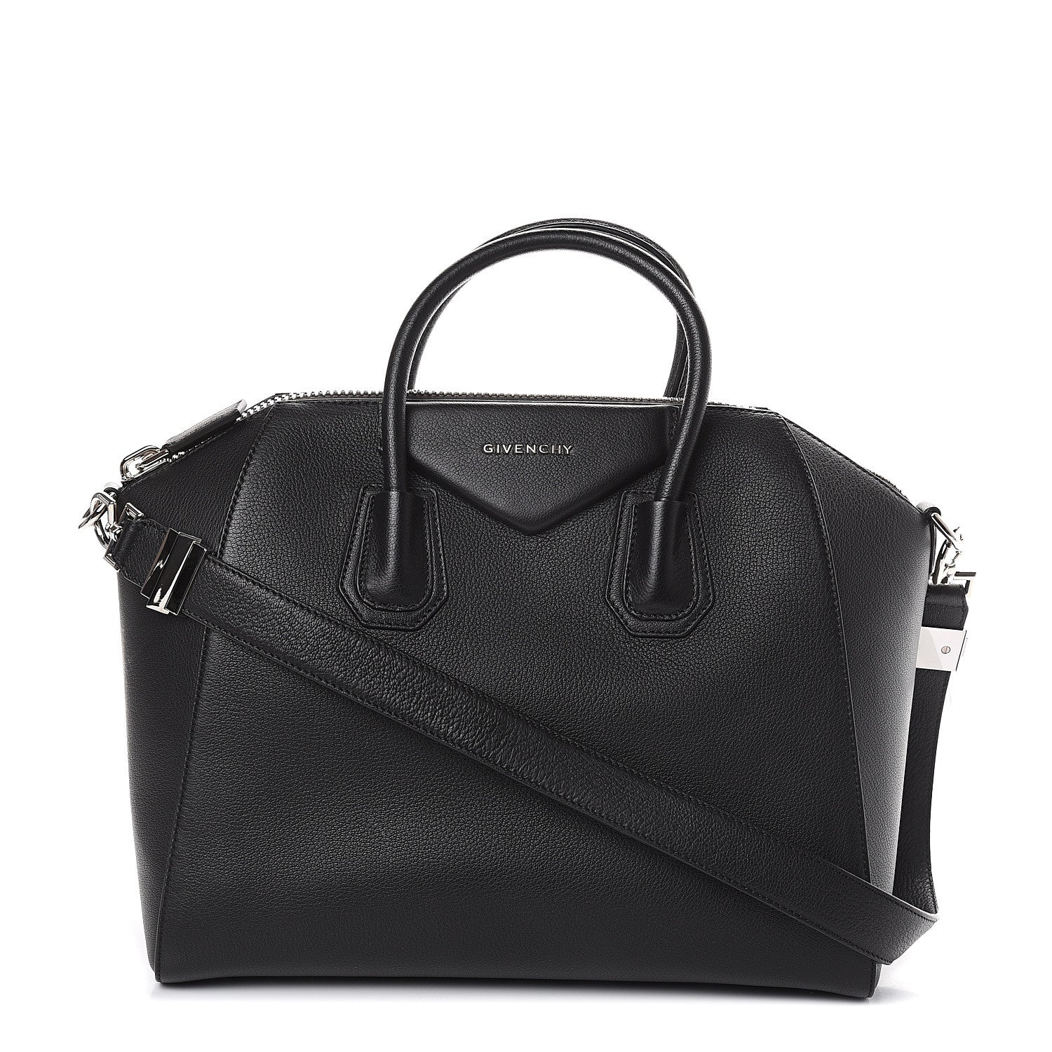 Givenchy Sugar Goatskin Medium Antigona Black 1 of 9