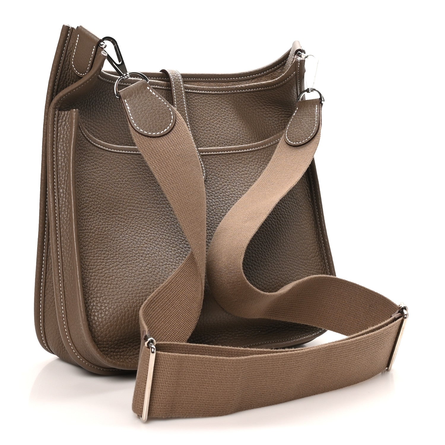 Hermes Taurillon Clemence Evelyne III PM Etoupe 3 of 10