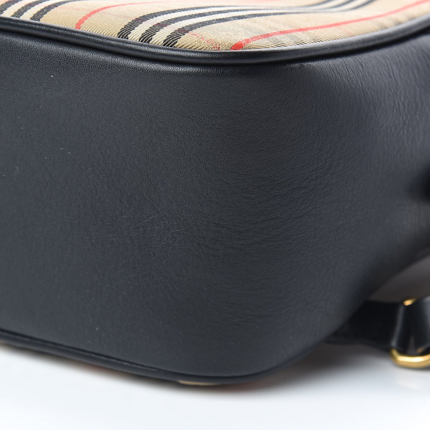 Smooth Calfskin 1983 Knight Check Link Backpack Black