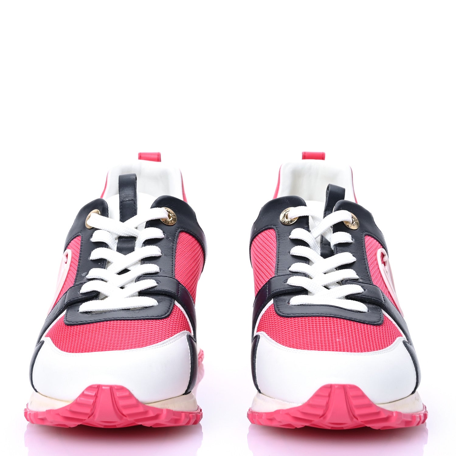 Louis Vuitton Calfskin Run Away Sneakers 38.5 Framboise Pink 2 of 7