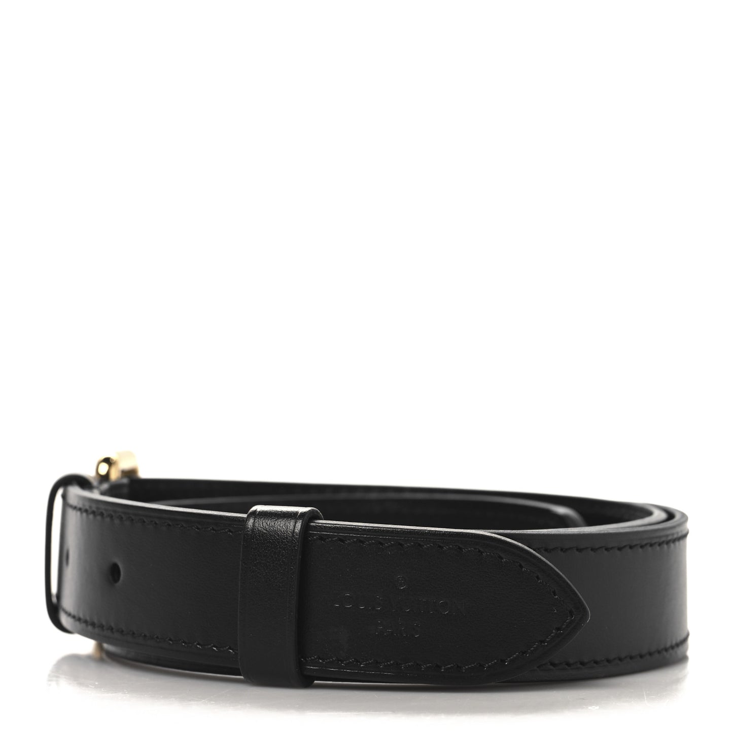 Calfskin Odeon PM Adjustable Shoulder Strap Black