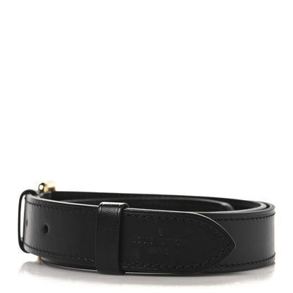 Louis Vuitton Calfskin Odeon PM Adjustable Shoulder Strap Black 2 of 3