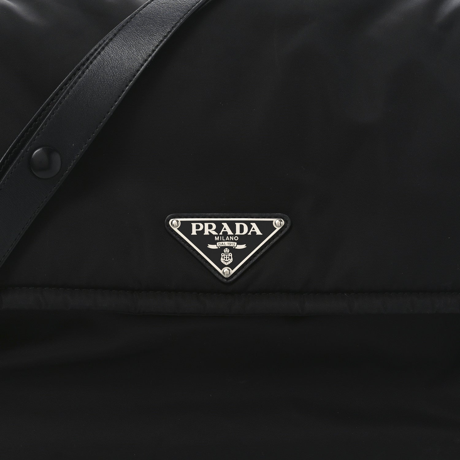 Prada Re-Nylon Padded Large Traveller Black 7 of 9