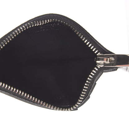 Saint Laurent Grained Calfskin 5 Fragments Zip Pouch Card Holder Black 5 of 14