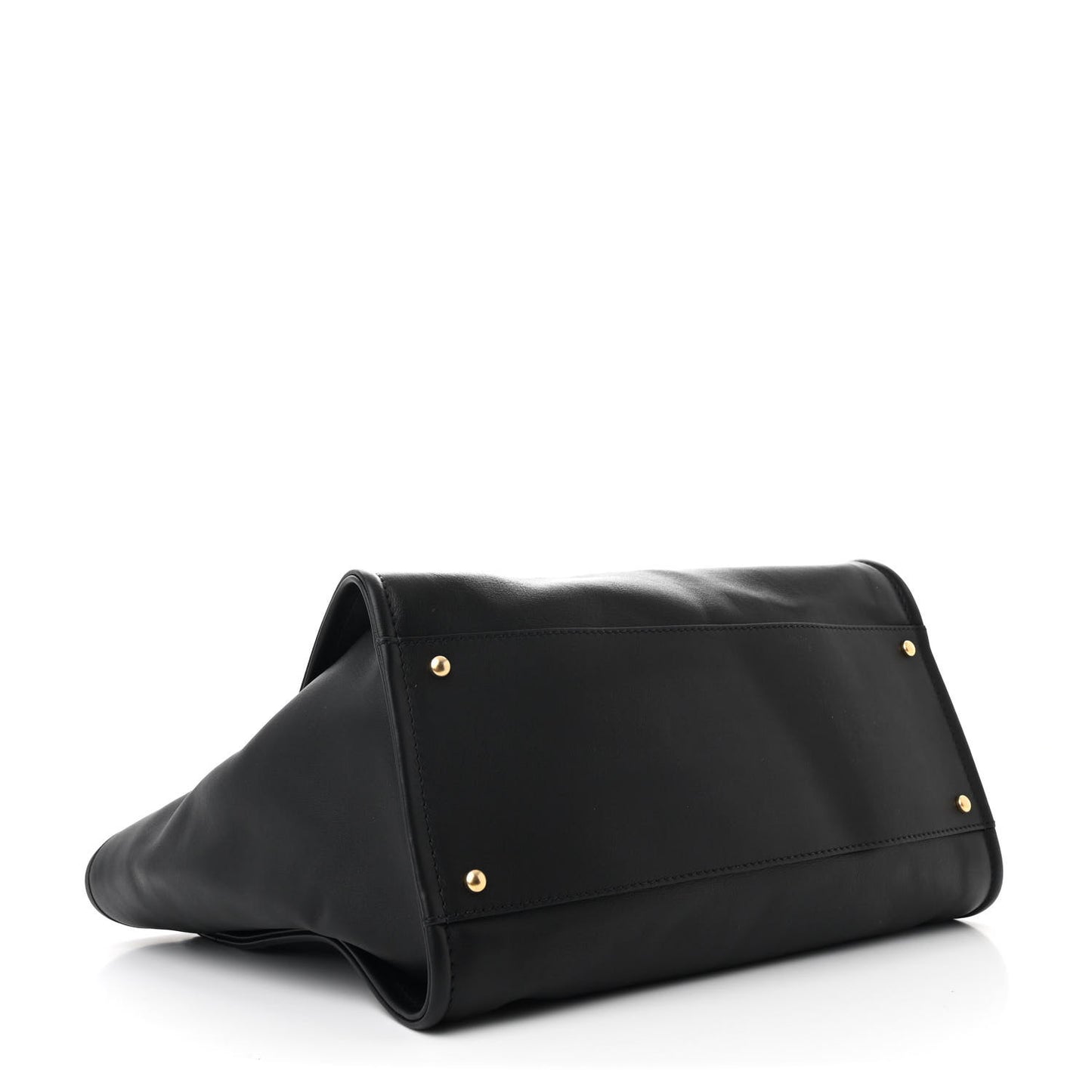Calfskin Medium Deauville Tote Black Multicolor