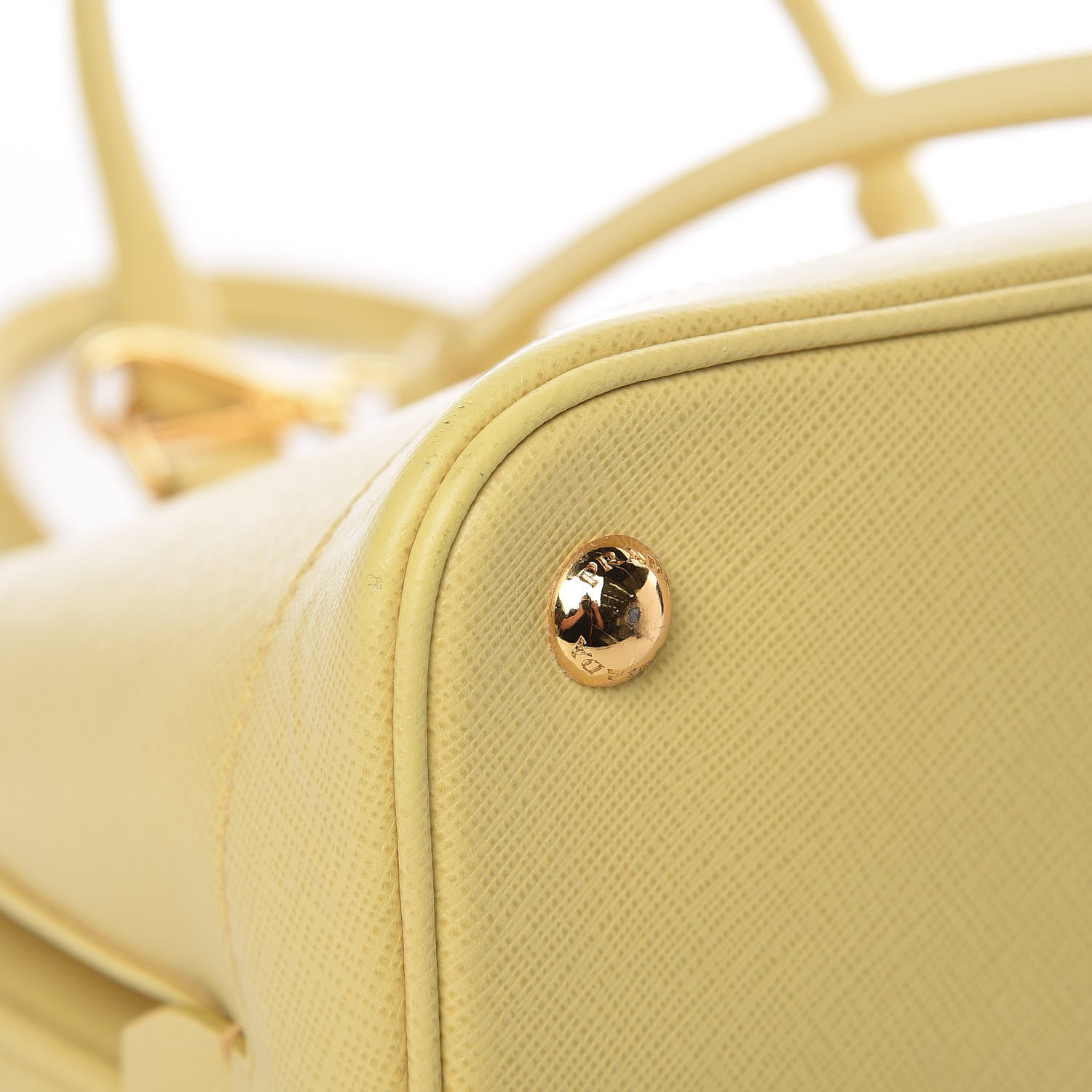 Prada Saffiano Lux Open Promenade Tote Ananas 15 of 16