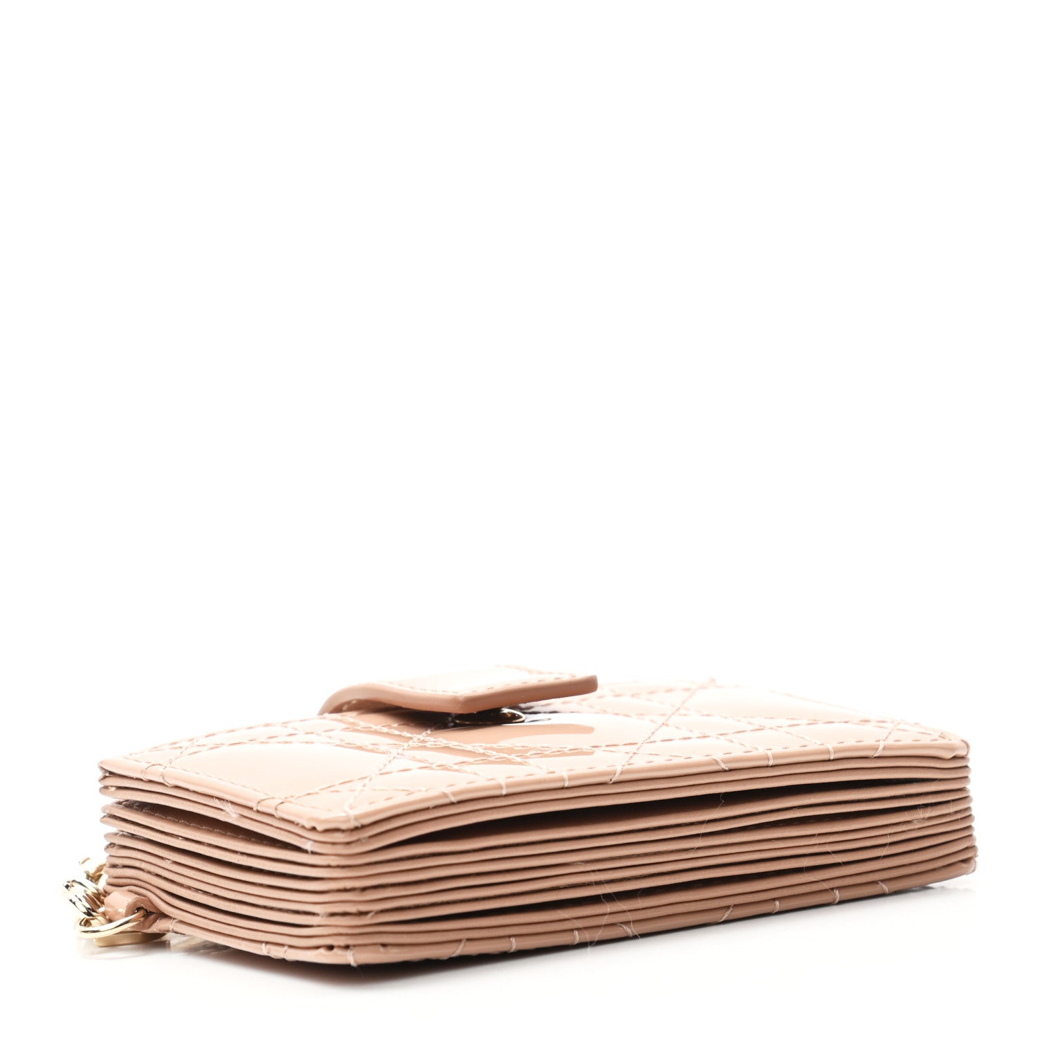 Christian Dior Patent Cannage Lady Dior 5-Gusset Card Holder 4 of 7