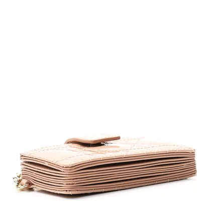 Christian Dior Patent Cannage Lady Dior 5-Gusset Card Holder 4 of 7