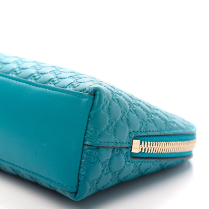 Gucci Microguccissima GG Cosmetic Case Deep Cobalt 7 of 11