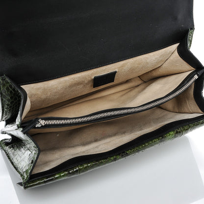 Gucci Python Medium Dionysus Shoulder Bag Green 5 of 7