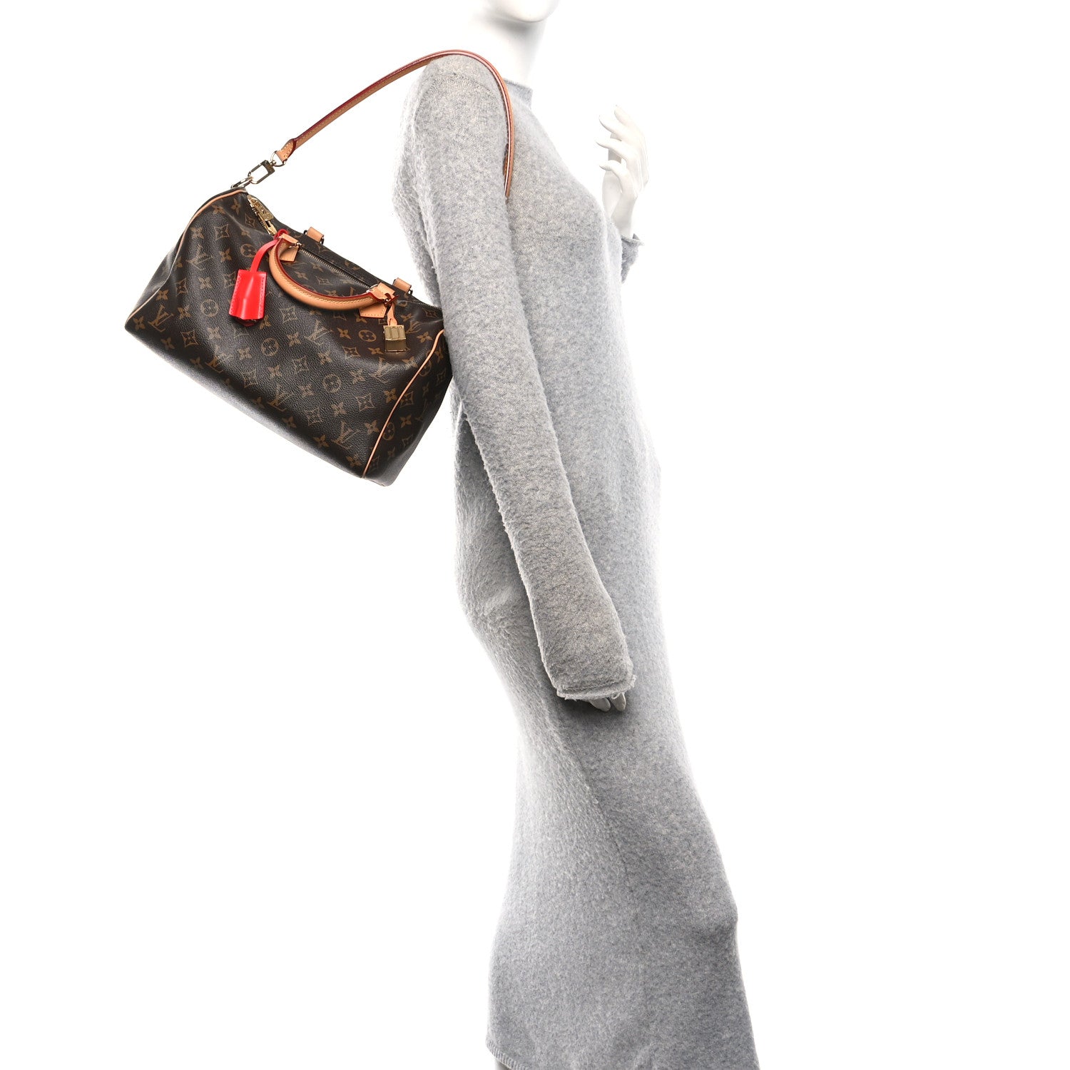 Louis Vuitton Monogram Speedy Soft 30 Crafty Red 2 of 9