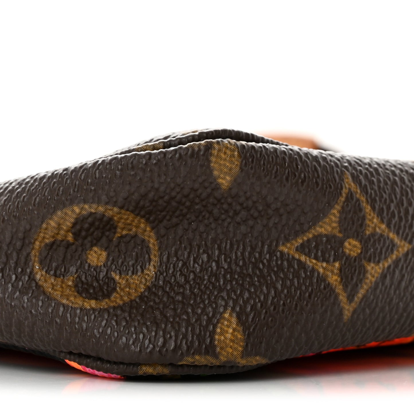 LOUIS VUITTON Monogram Roses Pochette Accessories Long Strap