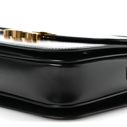 Celine Shiny Calfskin Medium Triomphe Black 12 of 13