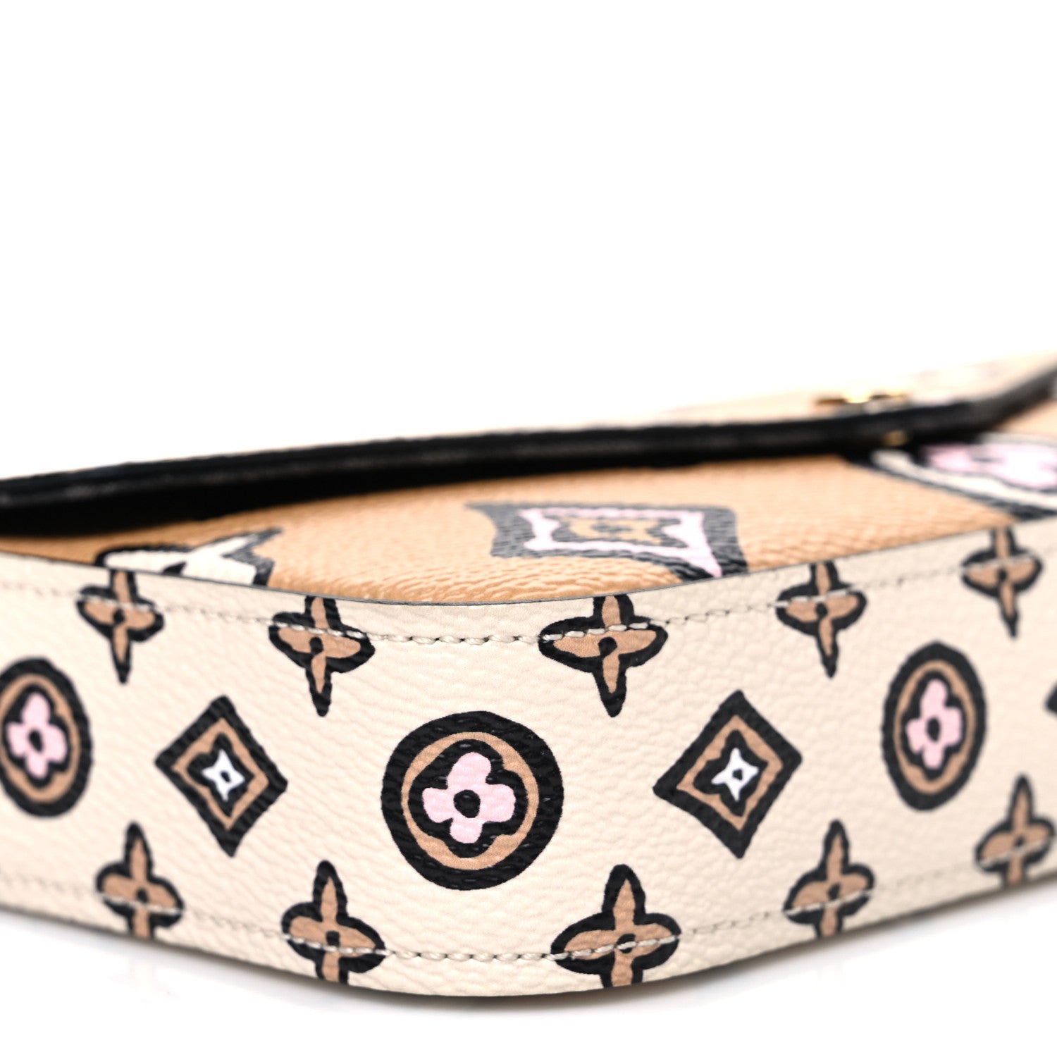 Louis Vuitton Monogram Wild At Heart Felicie Pochette Arizona Creme 8 of 9