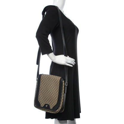 Gucci Diamante Flap Messenger Bag Beige Black 2 of 10