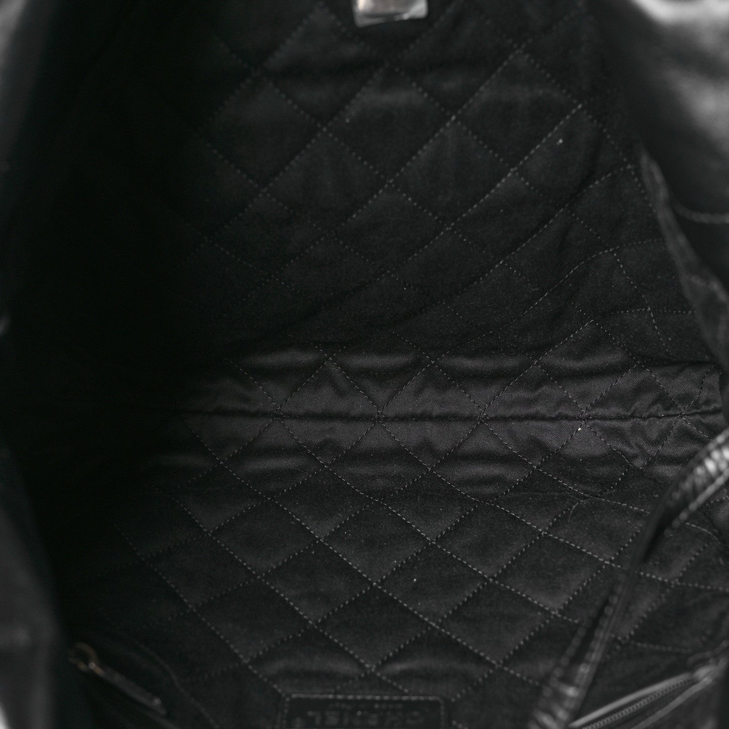 Chanel Shiny Calfskin Quilted Small Chanel 22 So Black 6 of 12
